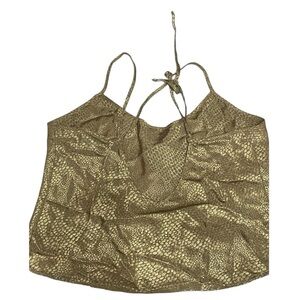 Vintage secret Treasure Metallic‎ Gold Camisole